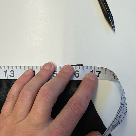 RW&CO. Black Pencil Skirt Knee-length for Work black ribbon waist size Small - Picture 8 of 9